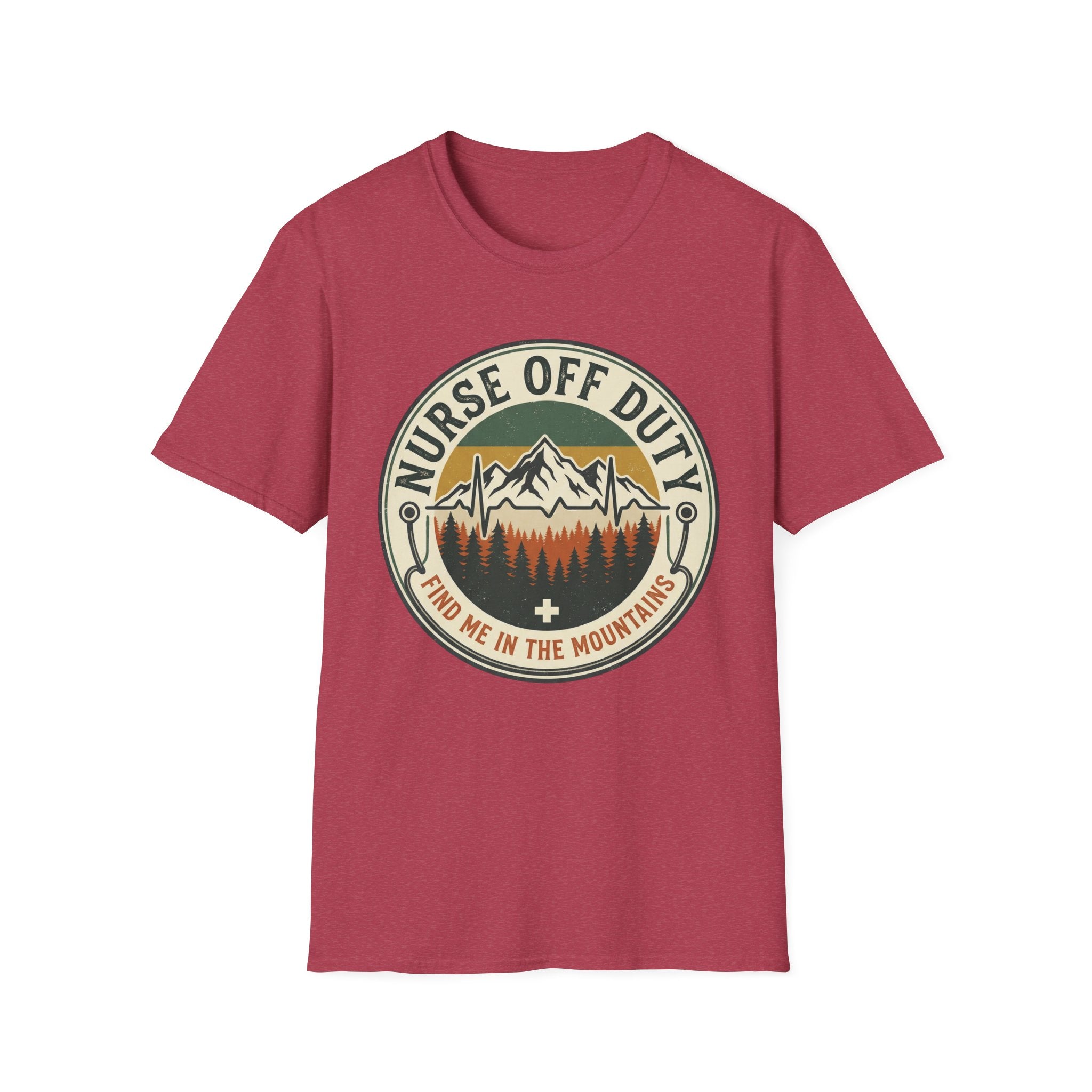 Nurse Off Duty Mountains Life T-Shirt