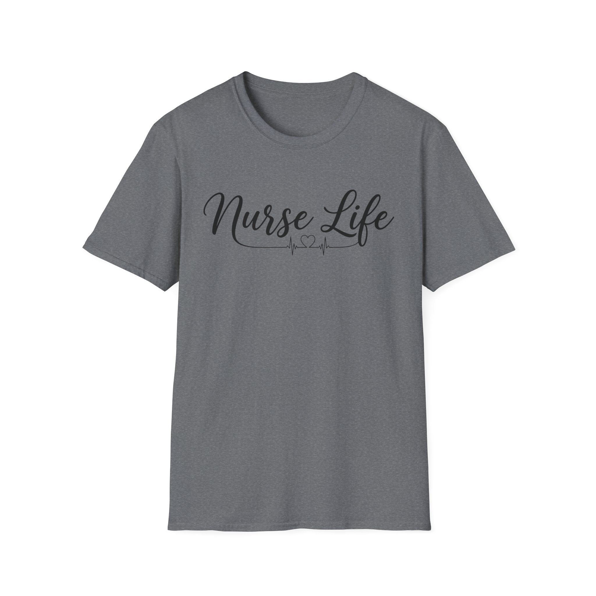Nurse Life Silhouette Logo T-Shirt