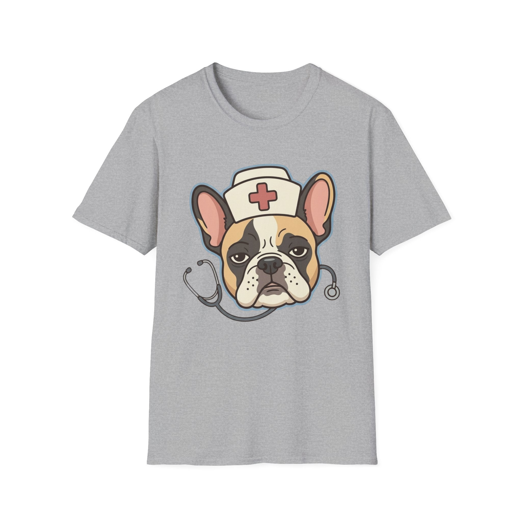 French Bulldog Nurse Caring T-Shirt