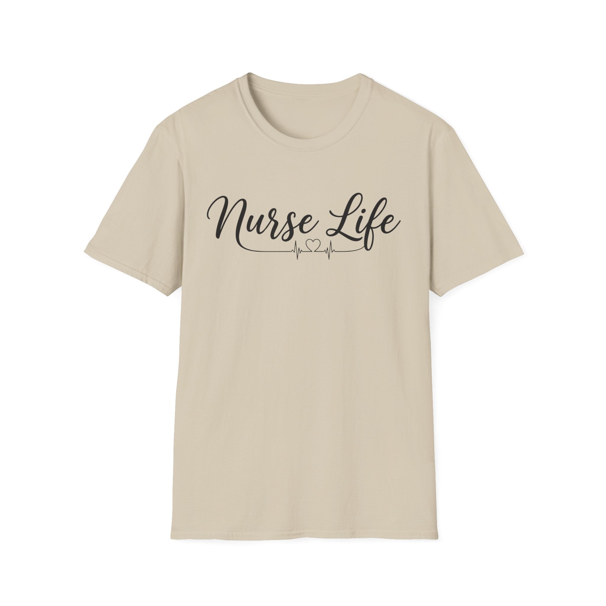 Nurse Life Silhouette Logo T-Shirt