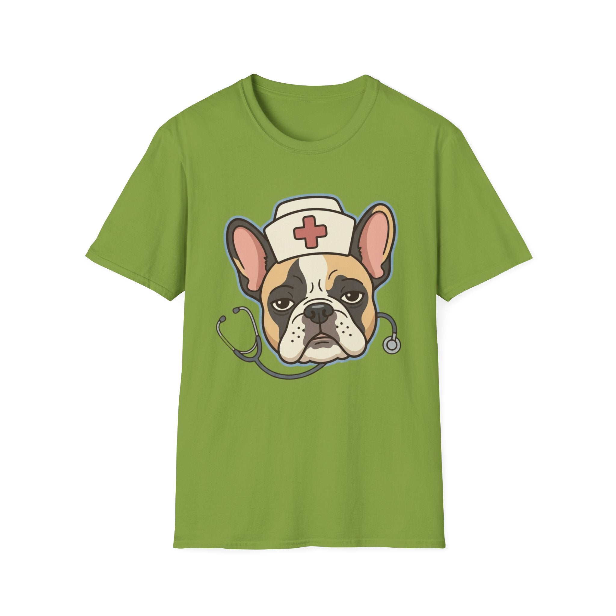 French Bulldog Nurse Caring T-Shirt