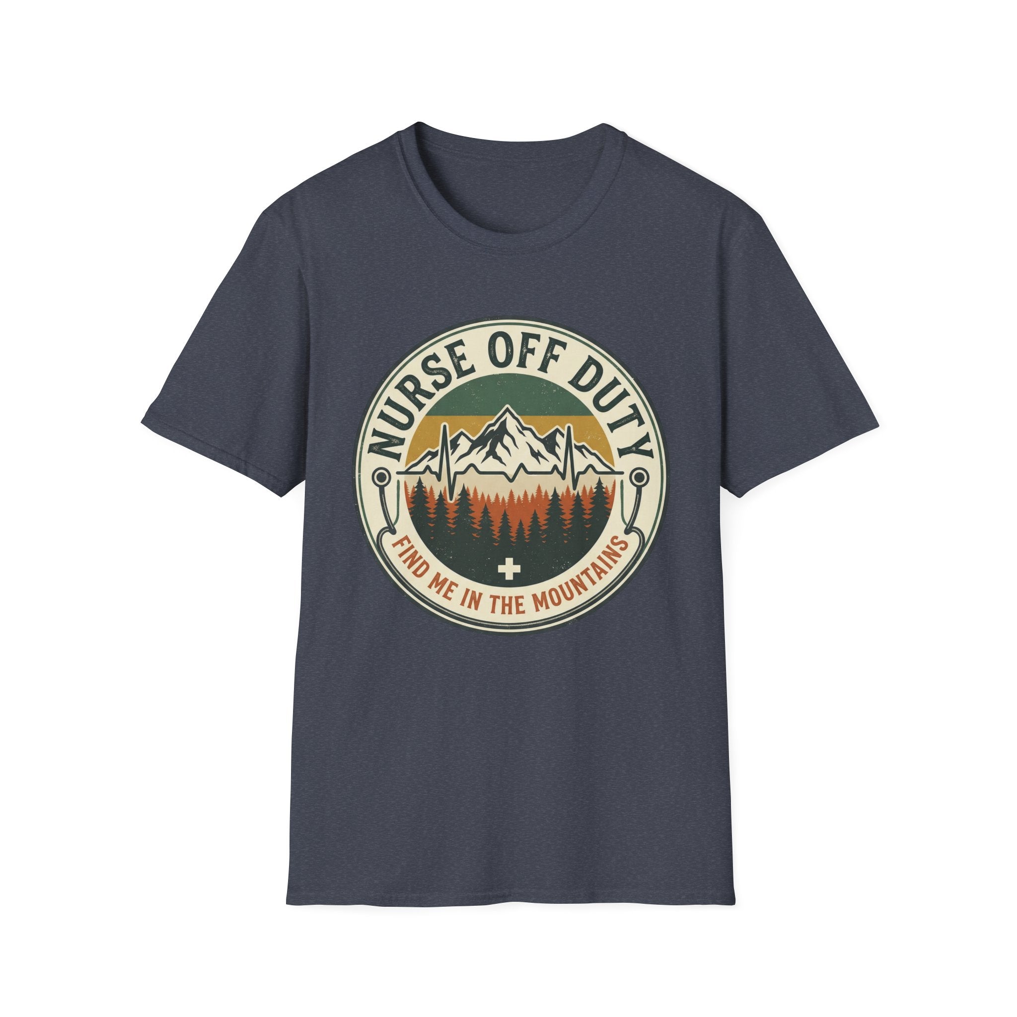 Nurse Off Duty Mountains Life T-Shirt