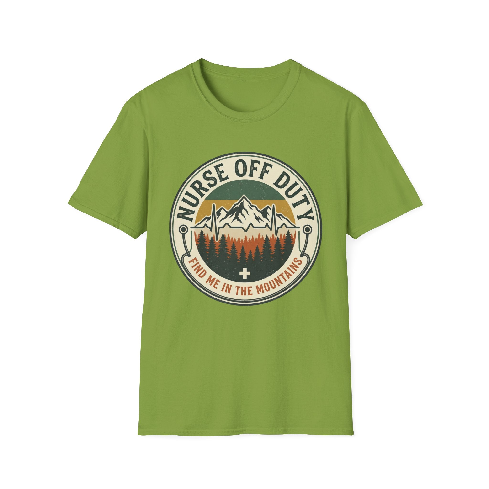 Nurse Off Duty Mountains Life T-Shirt