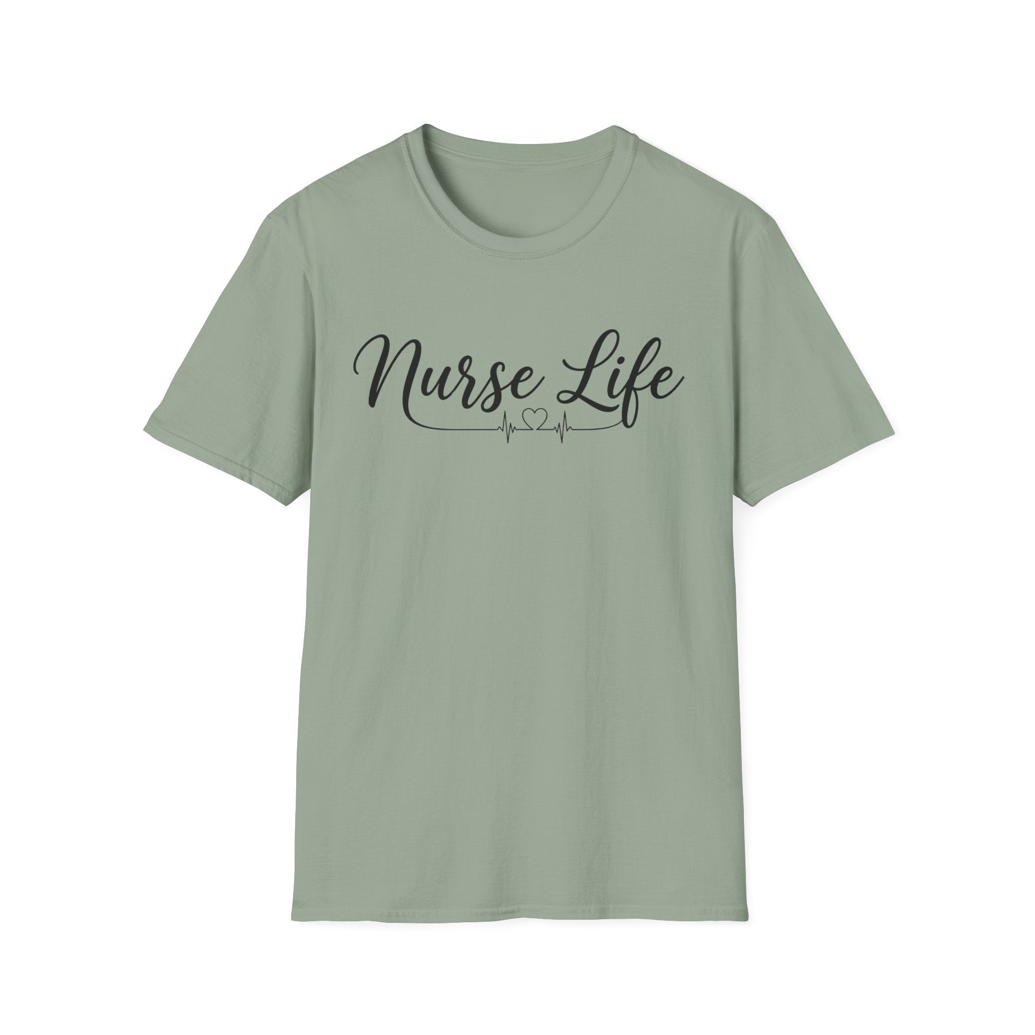Nurse Life Silhouette Logo T-Shirt