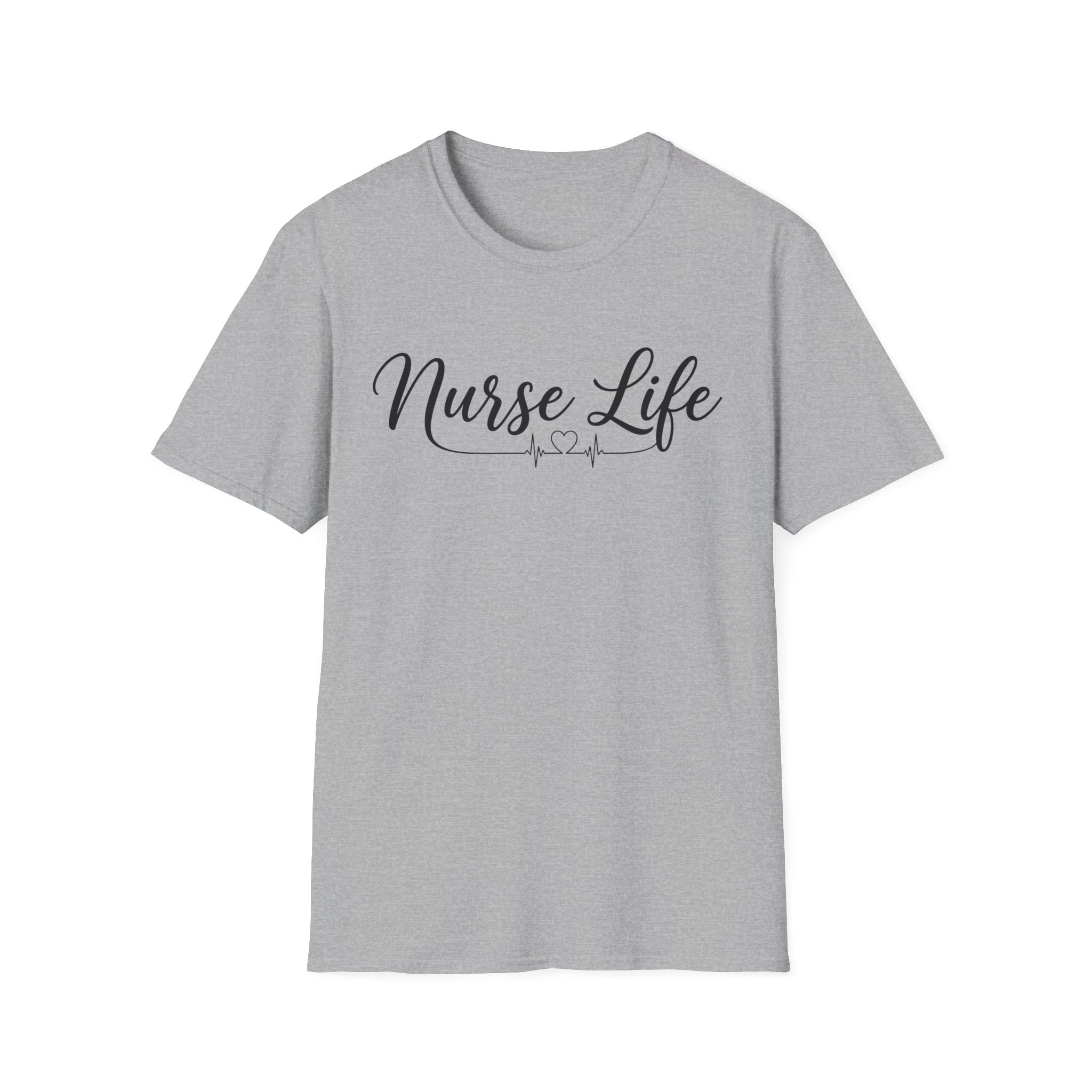 Nurse Life Silhouette Logo T-Shirt