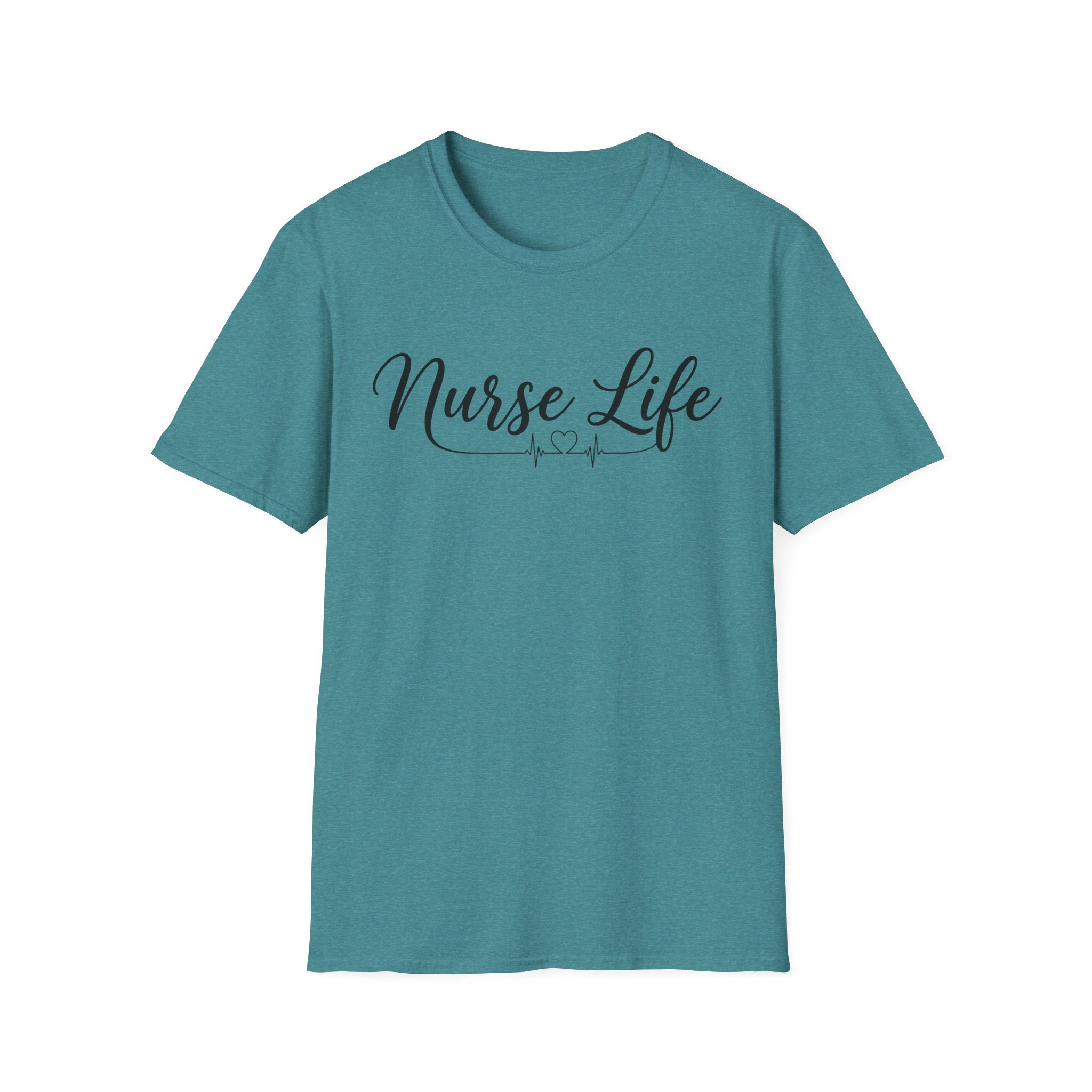 Nurse Life Silhouette Logo T-Shirt