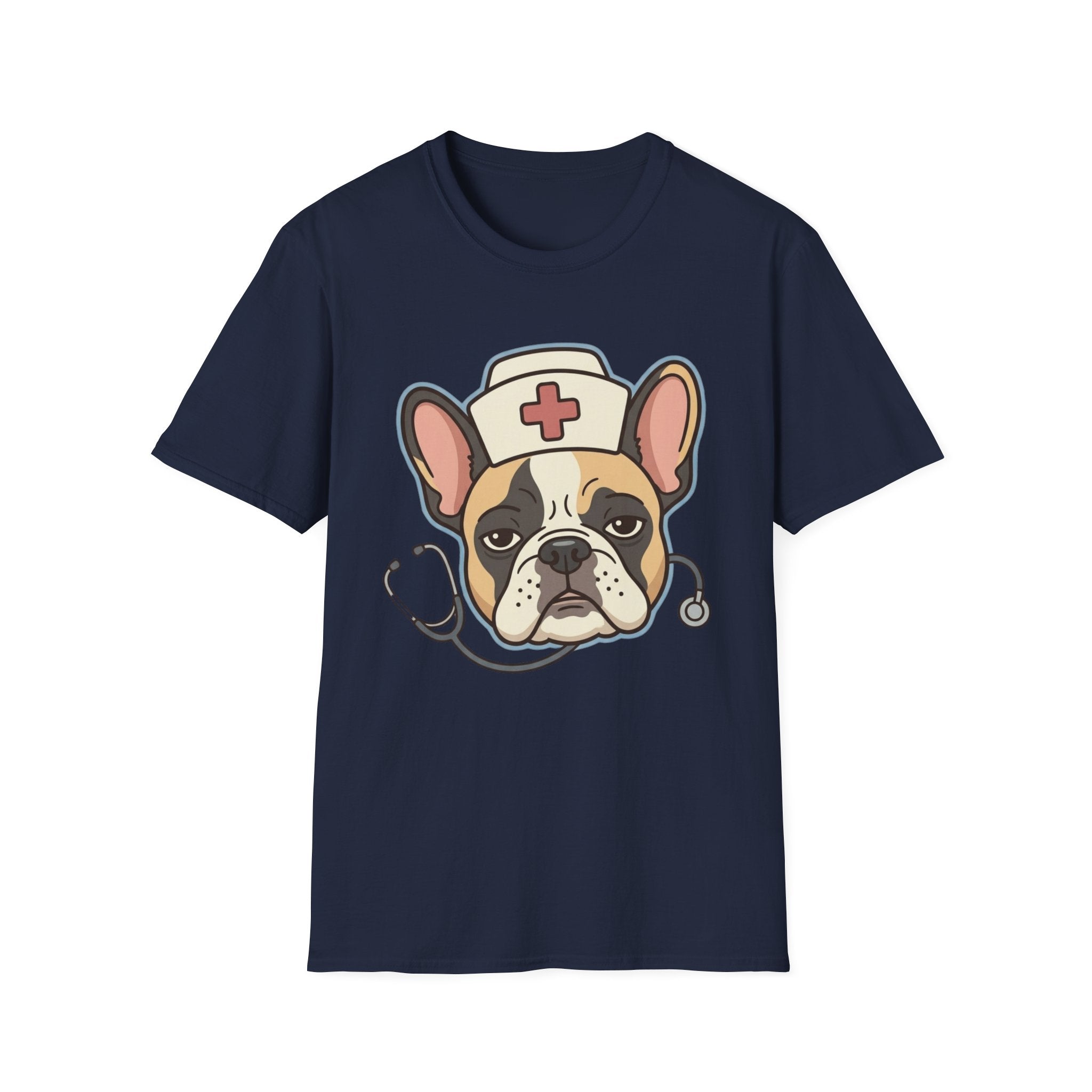 French Bulldog Nurse Caring T-Shirt