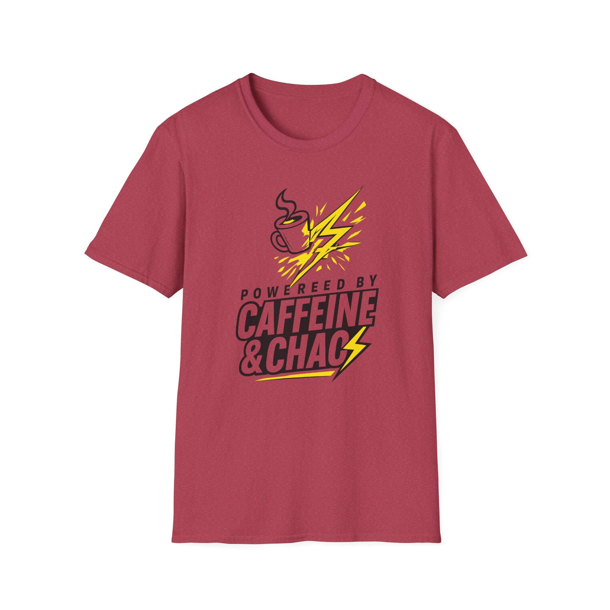 Powered By Caffeine & Chaos T-Shirt