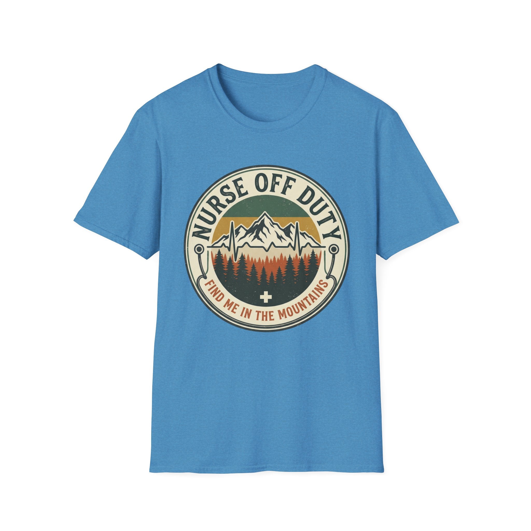 Nurse Off Duty Mountains Life T-Shirt