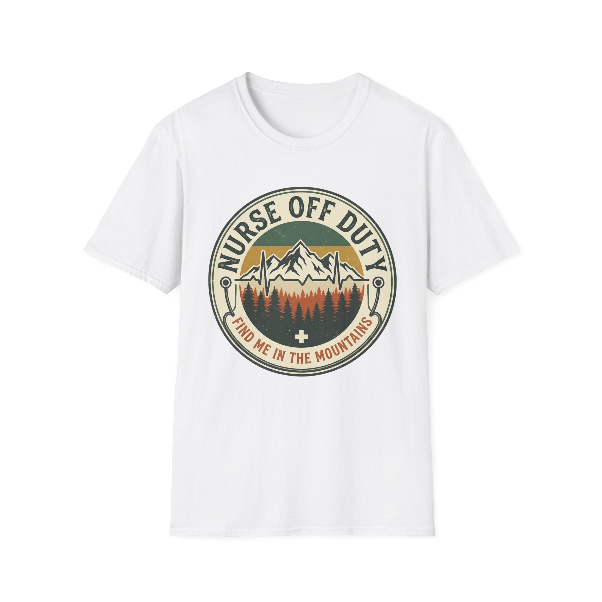 Nurse Off Duty Mountains Life T-Shirt