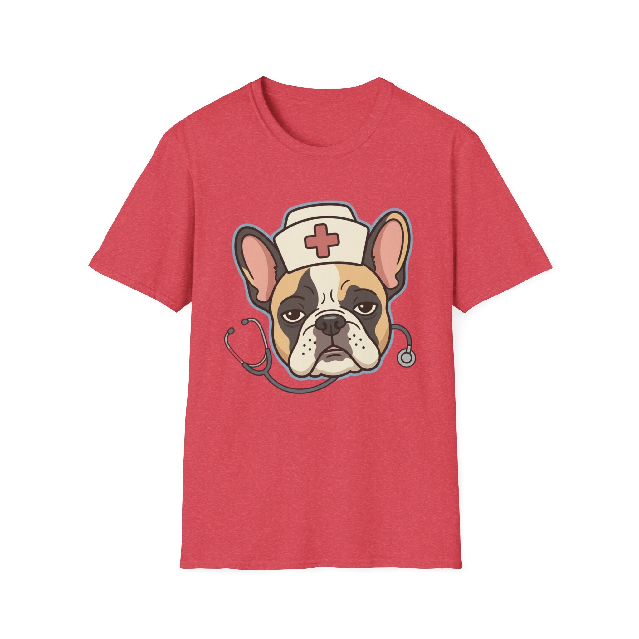 French Bulldog Nurse Caring T-Shirt