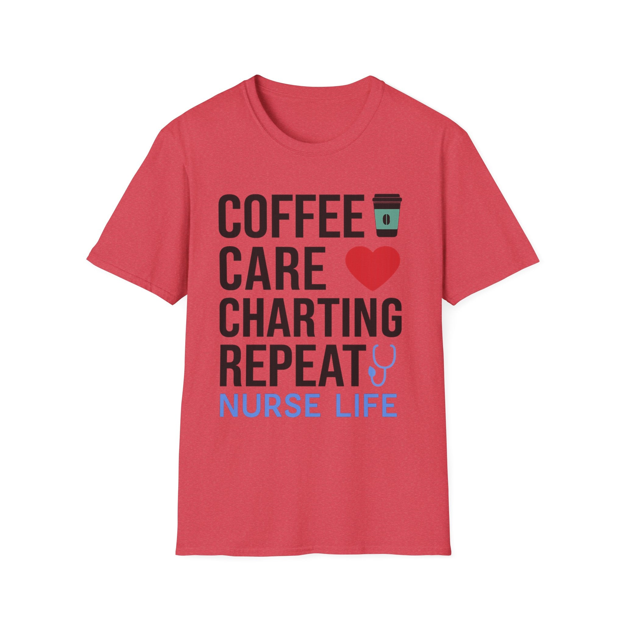 Coffee Care Charting Repeat T-Shirt