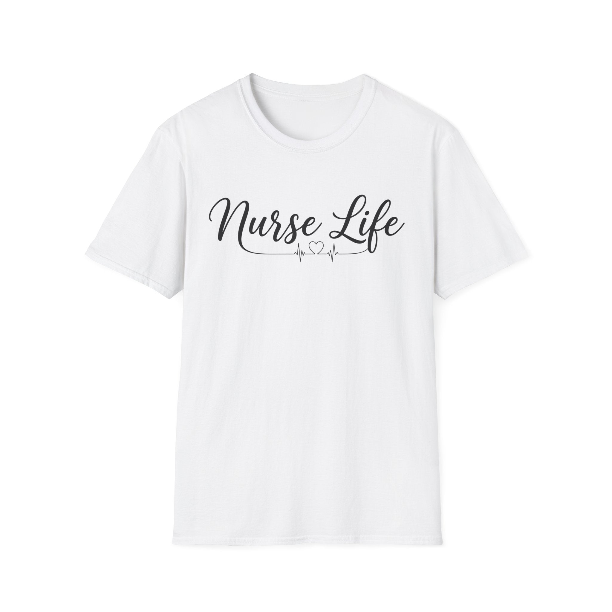 Nurse Life Silhouette Logo T-Shirt