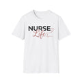Nurse Life Bold & Silhouette Logo T-Shirt