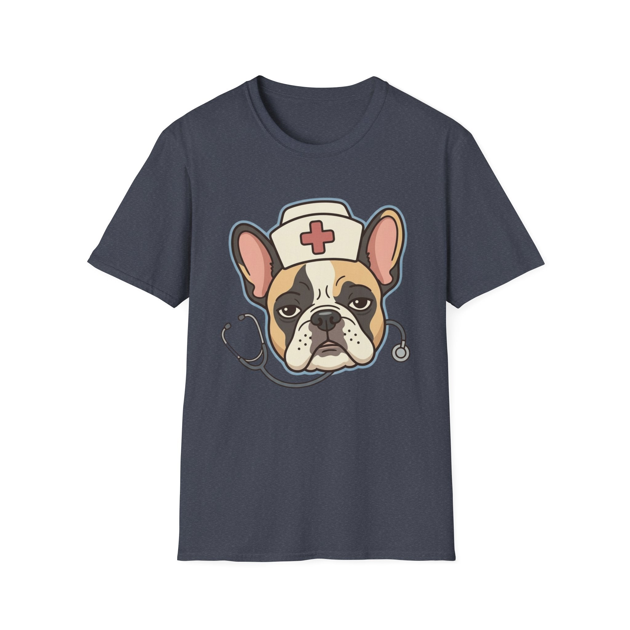 French Bulldog Nurse Caring T-Shirt