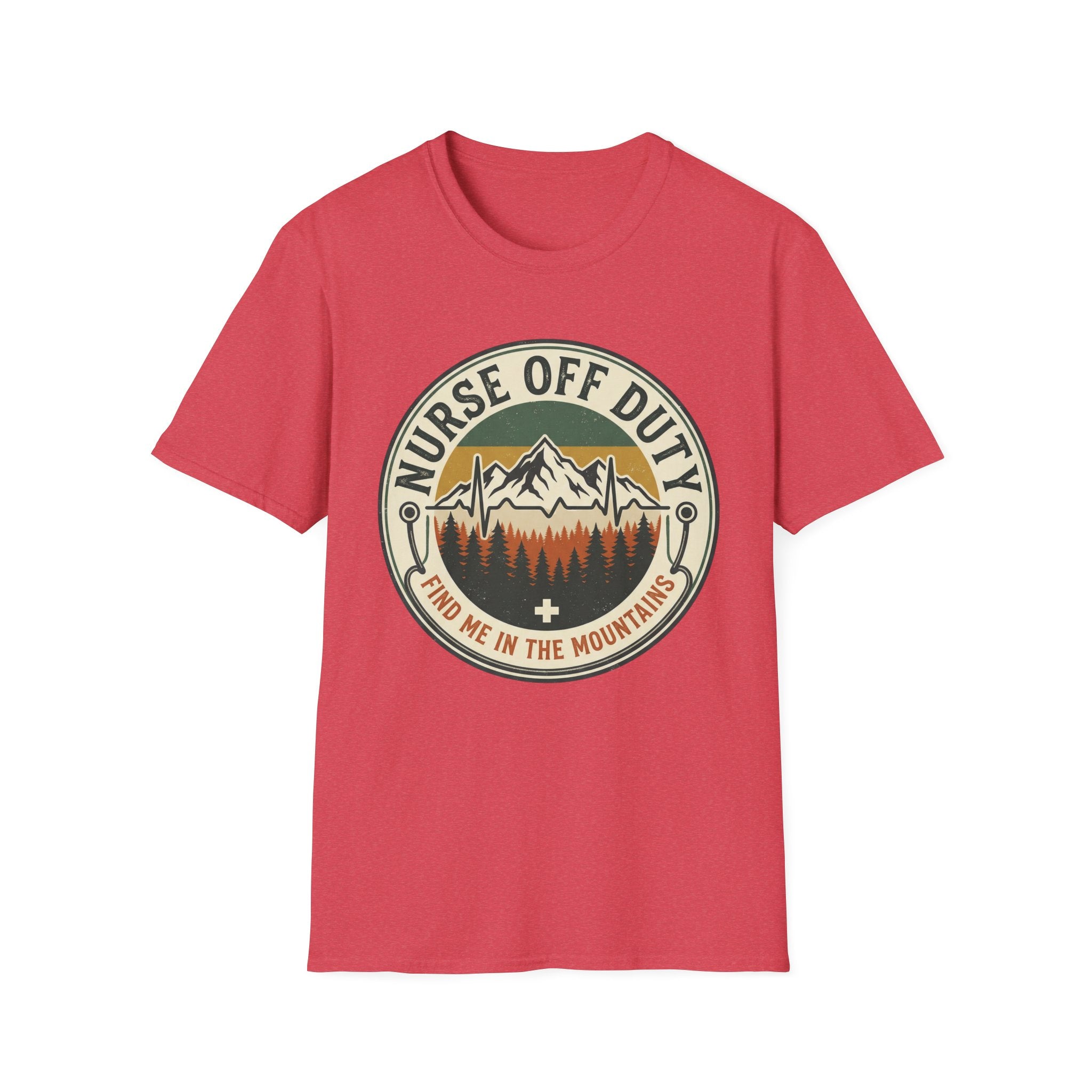 Nurse Off Duty Mountains Life T-Shirt