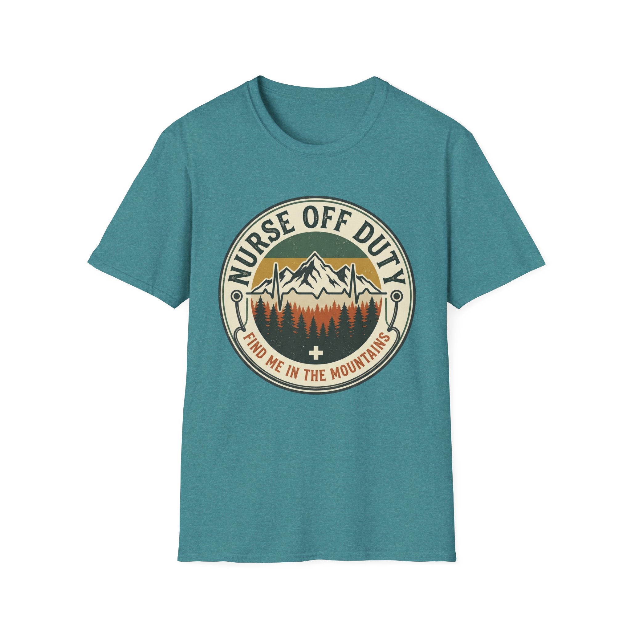 Nurse Off Duty Mountains Life T-Shirt