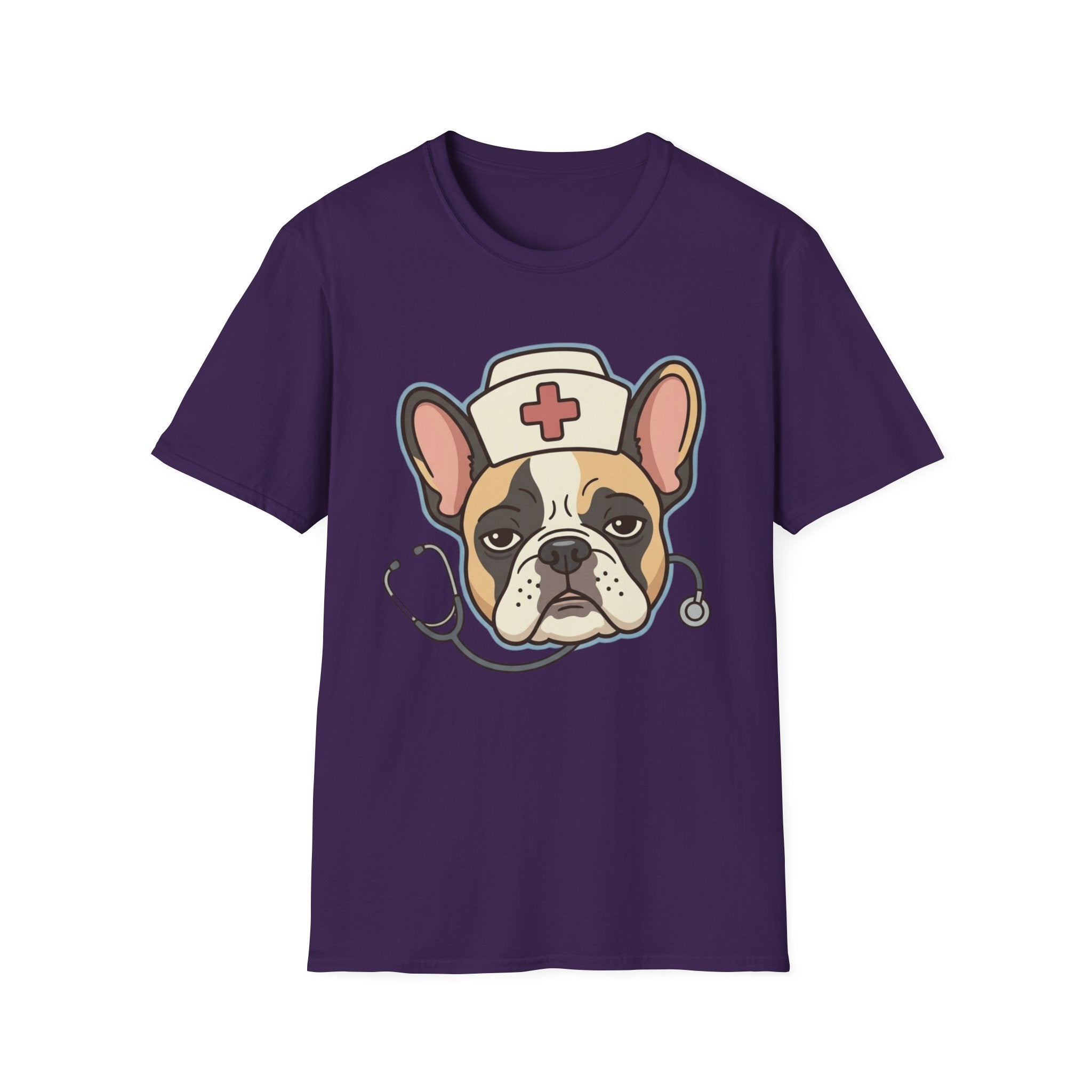 French Bulldog Nurse Caring T-Shirt