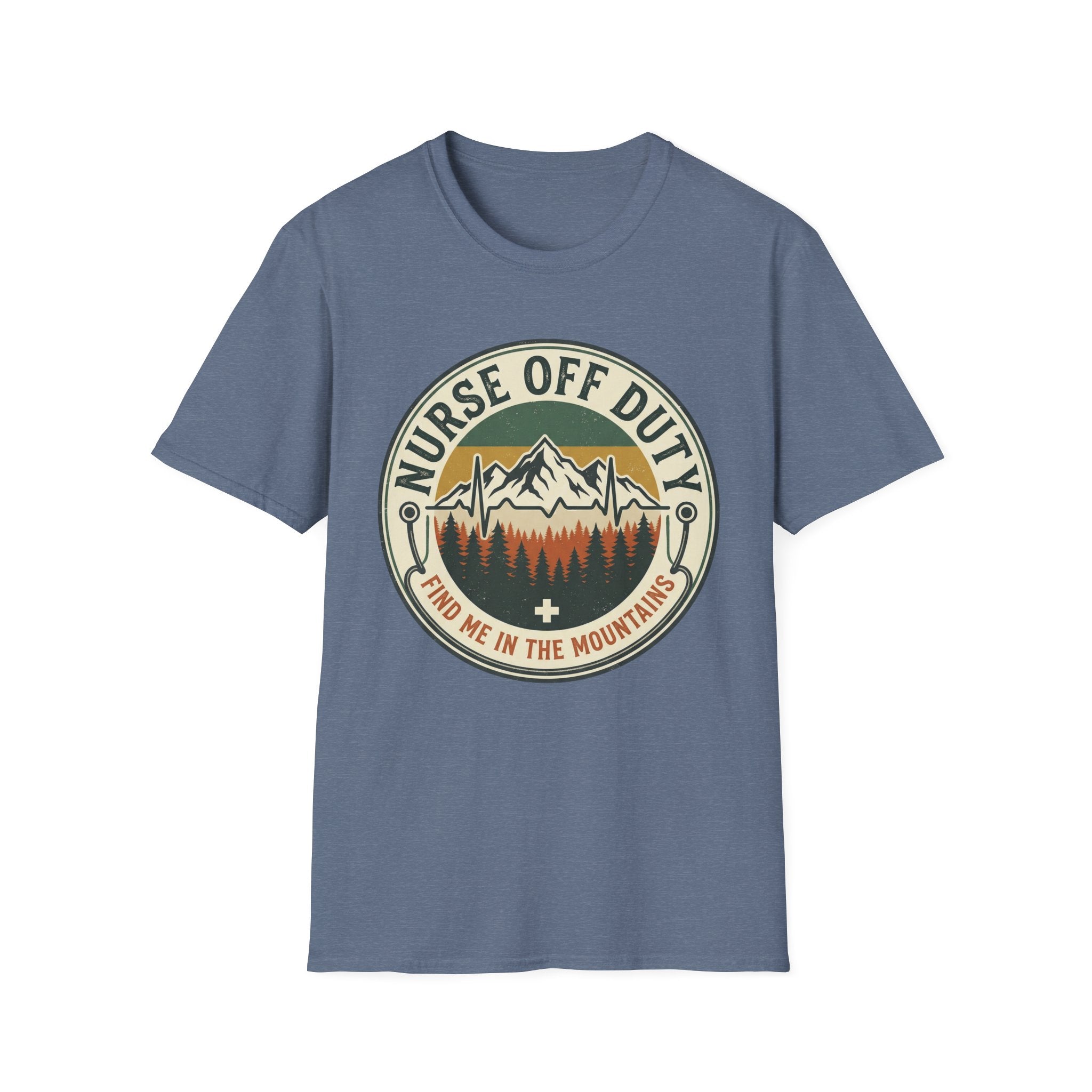 Nurse Off Duty Mountains Life T-Shirt